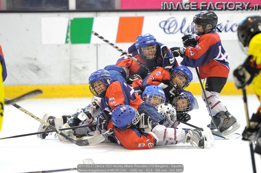 2011-02-27 Zanica 1021 Hockey Milano Rossoblu U10-Bergamo - Squadra